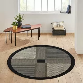 Rovigo Home Моющийся круглый ковер с принтом RHM7156