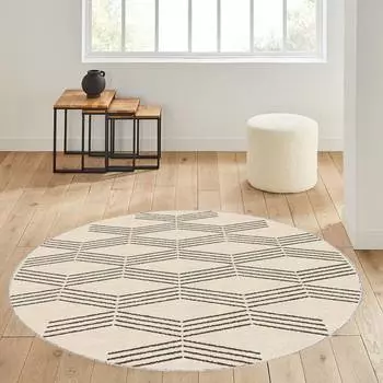 Rovigo Home Моющийся круглый ковер с принтом RHM7103