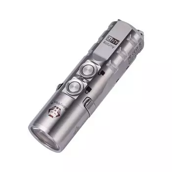 RovyVon Aurora A24 G2 Titanium LED 1000 Lumens Pocket Flashlight with Lockout Rechargeable EDC 7 Waterproof for Daily Camping Flashlight, Mode,