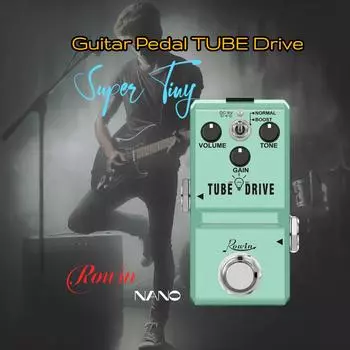 Rowin Pedal Para Guitarra Super Tiny Effects NANO Flanger Booster Frenzy Compressor Tremolo Tube Drive Overdrive Bass Dumbler