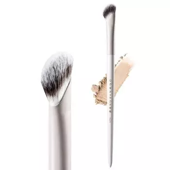 ROWNYEON Nose Shadow Half Fan Diagonal Makeup Fiber Half Fan Good Super Cosmetic Tools YM249 Brush, Shape, Brush, Hair, Shape, Color, Soft,