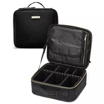Rownyeon Professional Makeup Box Функциональная большая вместительная косметичка Кисти для макияжа, 1 шт.