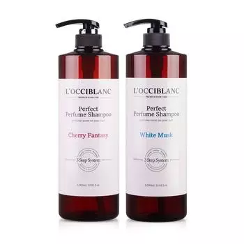 Roxy Blanc Perfect Perfume Shampoo Большая емкость / 3-х этапный уход за кожей головы / Парфюмированный шампунь / Cherry Fantasy, 1 шт., 1000 мл