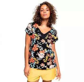 Roxy Paradise Storie рубашка с коротким рукавом S