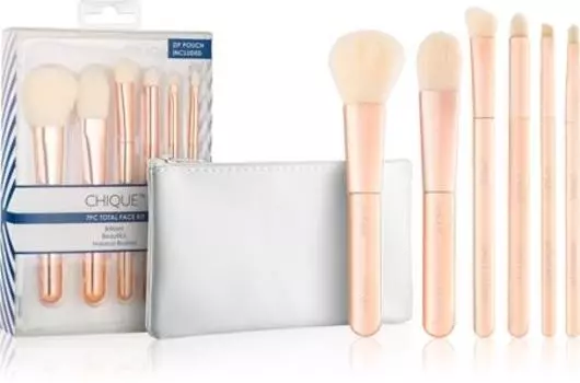 Royal and Langnickel Chique RoseGold kit de pinceaux visage et yeux TU прозрачный