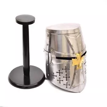 Royal Handicraft Special Edition Templar Edition Средневековый старинный рыцарский шлем Особый шлем иерусалимского рыцаря
