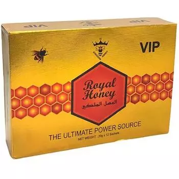 Royal Honey VIP Honey для мужчин (12 пакетиков по 20 г.) 1 BOX