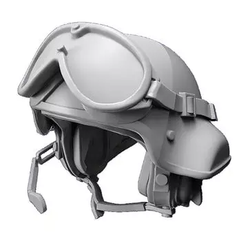 Royal Model Current Israeli Type 602 CVC Helmet Set неокрашенный набор из смолы RM890 1/35 (6 шт.)