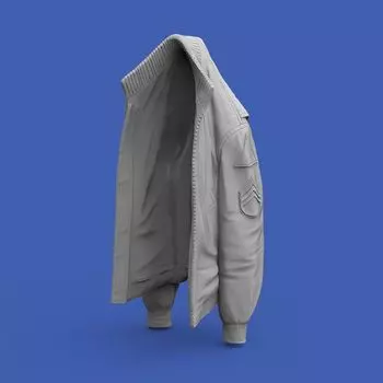 Royal Model WWII American Tanker Jacket неокрашенный набор из смолы RM1076 1/16 № 3