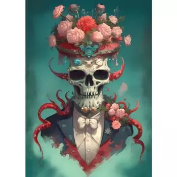 Royal Suit Animal Poster Canvas Printing Animal Portrait Retro Home Room Wall Art Decor Vintage Suit Animal Wall Decoration Gift 21cm30cm NoFrame