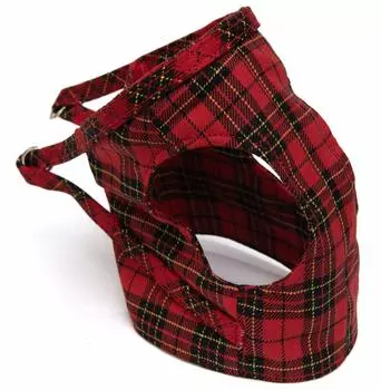 Royal Tartan Check Body Harness Red 5 Toto&Pal No. красный