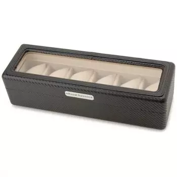 Royalhausen Watch Case Watch Storage Case Holds 6 Pieces RH-CA-6 Black [Item]