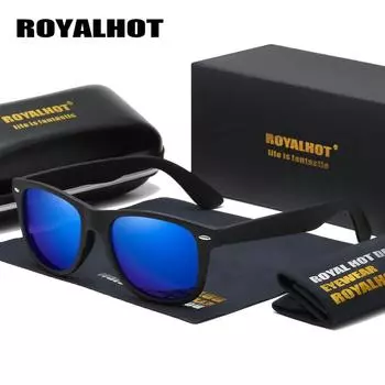 RoyalHot мужские и женские поляризационные солнцезащитные очки в квадратной оправе в стиле ретро, солнцезащитные очки для вождения, оттенки culos Masculino оранжевый