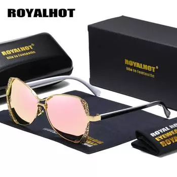 RoyalHot унисекс пластиковые поляризованные модные солнцезащитные очки-бабочки для вождения