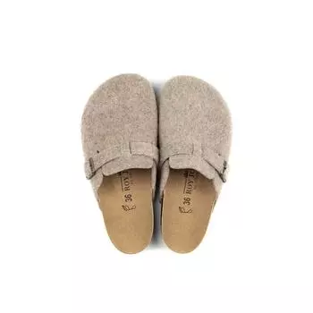 RoyJones Slippers Models Женские повседневные домашние тапочки из шерсти из войлока 7004