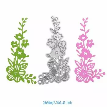 Роза цветок винограда резки умирает металлический трафарет DIY Скрапбукинг альбом карты тиснение ремесло искусство ротанга