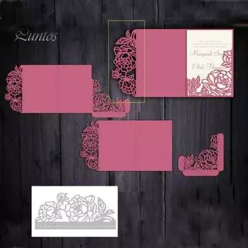 Роза металлический трафарет DIY Скрапбукинг бумажные карты альбом ремесло перфоратор трафарет серебряный