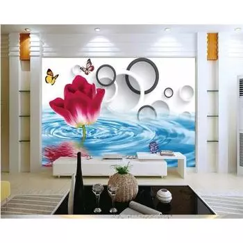 Роза Обои Фото Большая Фреска 3D Гостиная Спальня Фон Декор Обои 200 cm(W) x 140 cm(H)