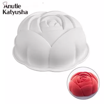 Роза Силиконовые формы Формы для торта Силиконовая форма для выпечки Инструменты для украшения торта Кондитерские формы Дизайн формы для выпечки Формы для выпечки