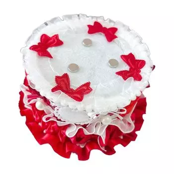 Розетка для торта в виде целого торта Значок Ita Oshikatsu Goods Otakatsu Red [Розетка для банки] g.triger [Предмет] красный