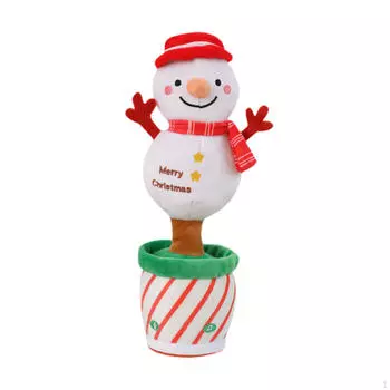 Рождественская электрическая танцевальная игрушка, плюшевая игрушка для ресторанов