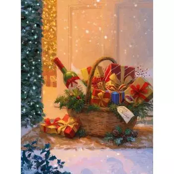 Рождественская алмазная картина Санта-Клаус 5D DIY Алмазная вышивка автомобиля мультфильм вышивка крестиком мозаика украшения дома Full Round 20X30CM