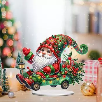 Рождественская алмазная живопись настольные украшения комплект алмазная живопись настольные украшения комплект для домашнего офиса настольный декор