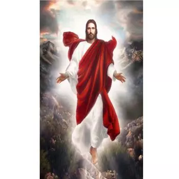 Рождественская алмазная живопись, полный набор сверл, YEESAM ART Religion Angel Sage 5D DIY Diamond Art