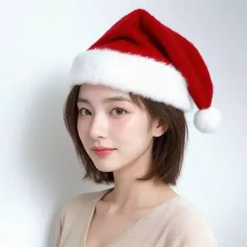 Рождественская бархатная шапка Санты Joutire, маленькая, 2 шт.