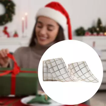 Рождественская блестящая лента с проволокой. Украшение своими руками для вечеринки по изготовлению бантов ко Дню святого Валентина Style B