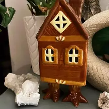 Рождественская бревенчатая курильница для благовоний деревенский домик ароматерапевтическое украшение смоляной конус для благовоний