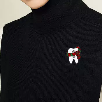 Рождественская брошь из сплава, украшение на сумку, подвеска, аксессуар для свитера style D