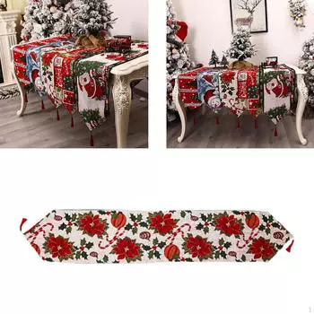 Рождественская дорожка для стола, классическая, сезонная, современная, рождественская Cartoon