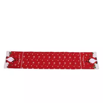 Рождественская дорожка для стола, моющаяся, рождественский обеденный стол, украшение, рождественский флаг для свадеб, банкетов, праздников