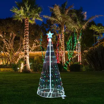 Рождественская елка 200 светодиодов красочное освещение для Рождества .2м 1.5m