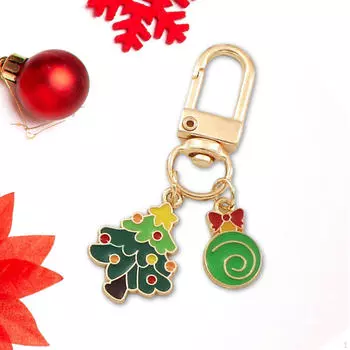Рождественская елка, брелок, очаровательный подарок, стильный брелок, подвеска для сумок, аксессуары