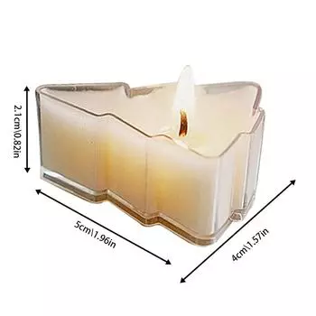 Рождественская елка чайные свечи ручной работы праздничные ароматизированные ароматерапевтические чайные свечи подарок на день рождения