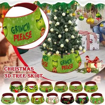 Рождественская елка, декорации, реквизит, украшения для рождественской елки, юбка One Size