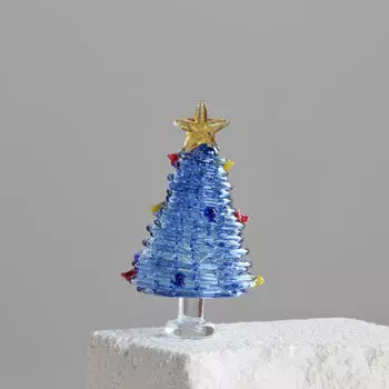 Рождественская елка фигурка статуя украшение скульптура рождественский декор для Green