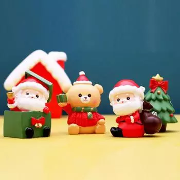 Рождественская елка Форма Поделки Прочные Компактные Настольные Изделия Для Автомобиля