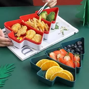 Рождественская елка Фруктовая тарелка Рождественские украшения для вечеринки в честь Рождества для дома 2024 Navidad Noel Natal Рождественские подарки С Новым годом 2025