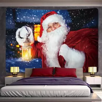 Рождественская елка, художественный гобелен, богемное украшение, хиппи, украшение дома, гобелен для спальни 100x75cm