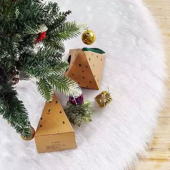 Рождественская елка Юбка Рождественский коврик Украшение вечеринки Фестиваль Праздник