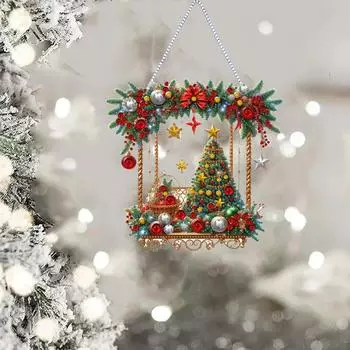 Рождественская елка Книги Украшения елочные акриловые украшения Рождественские елочные подвески Декор One Size