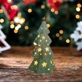 Рождественская елка лампа светодиодные ночники мини настольный орнамент освещенный стол