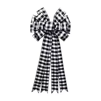 Рождественская елка Лента Бант Подвеска Рождественское украшение One Size