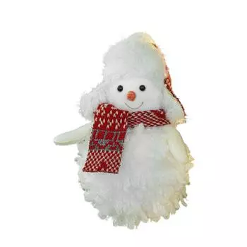 Рождественская елка Маленькая подвеска плюшевый шарф красно-белый снеговик украшение рождественское украшение подвеска One Size
