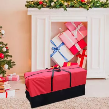 Рождественская елка мешок праздничный контейнер для хранения влагонепроницаемый застежка-молния Рождество для 122x38x51cm