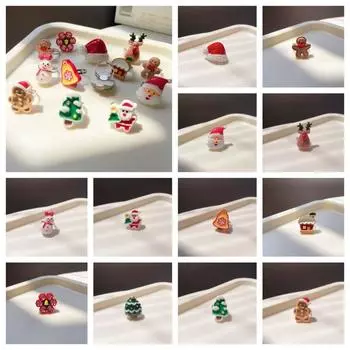 Рождественская елка мультфильм прекрасное кольцо лось рождественские украшения креативное рождественское смоляное кольцо подарок A