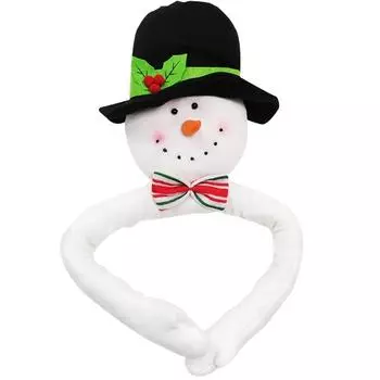 Рождественская елка мультфильм Санта Снеговик 3D мягкая плюшевая игрушка верхушка дерева большой чехол украшение рождественский праздник X3UC